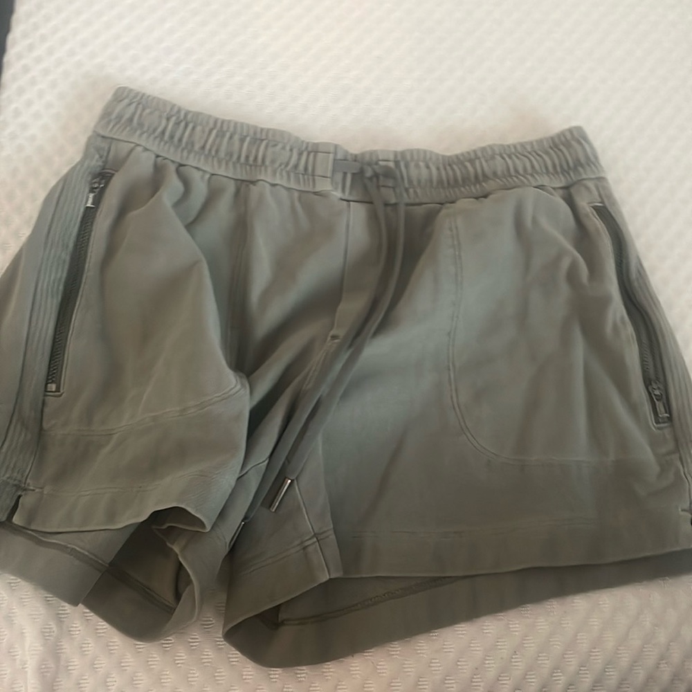 Olive green shorts